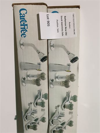 The Milwaukee Faucets, Inc. CareFree Dual Shower Faucet Set #R-6184-9