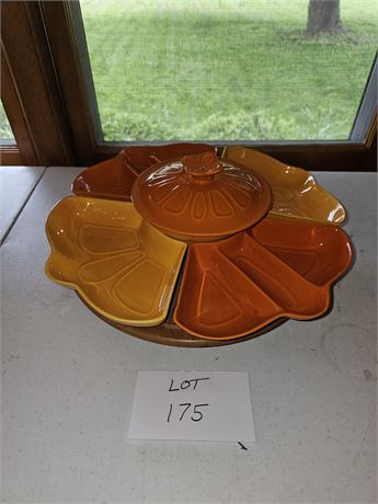 California Vintage Lazy Susan Dip Set