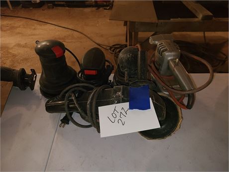 Mixed Sander Lot : Palm Sanders / Belt Sander / Polisher