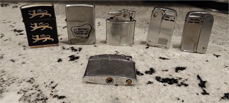 Vintage Lighter Lot- Halco, Champ, Penguin, Rosen etc.