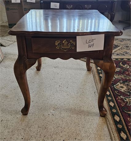 Wood End Table