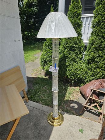 Glass Floor Lamp
