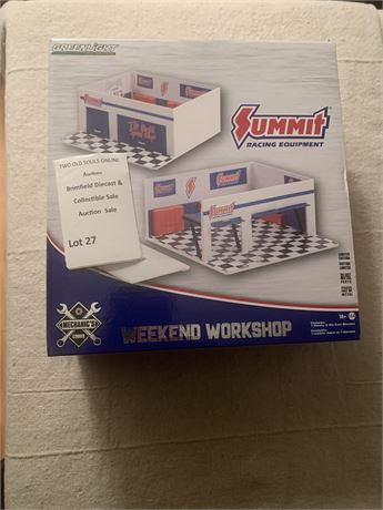 Greenlight Collectibles Weekend Workshop Summit Racing Equipment Diorama