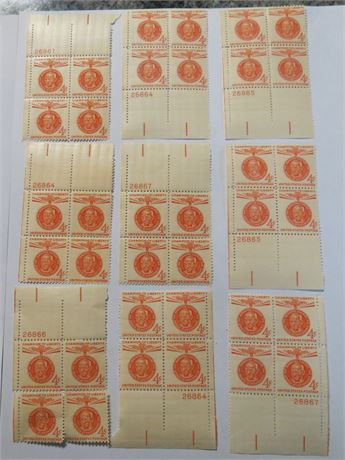 Vintage Champions Of Liberty Gandhi 1961 Stamps