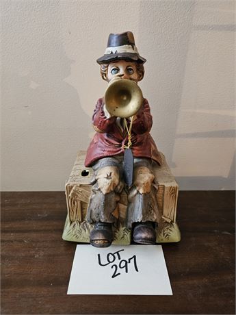 Melody In Motion Waco "Willie The Trumpeter" Music Box