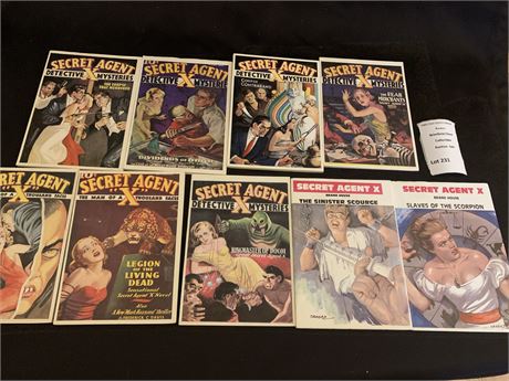 Secret Agent X Book Lot of 9