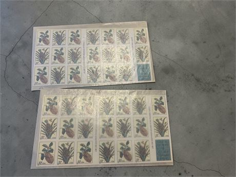 US Postal Stamp Sealed Packs -1997 Wave Maria Sibylla Merian Botanical Stamps