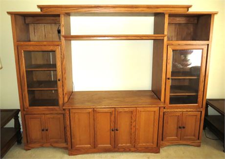 Large Wall Unit Entertainment Center