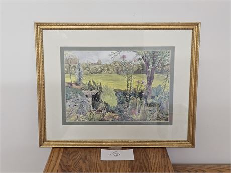 1994 Signed Touchon  44/100 Water Color Print