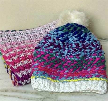 INC International Concepts Women’s Colorful Knit Infinity Scarf & Hat Set