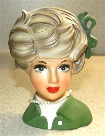 Vintage Napcoware Lady Head Vase