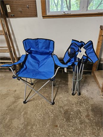 (2) Folding Outdoor Sports Chairs