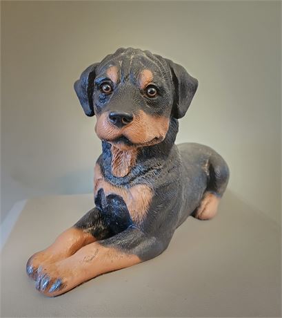 Rottweiler Statue~ Resin