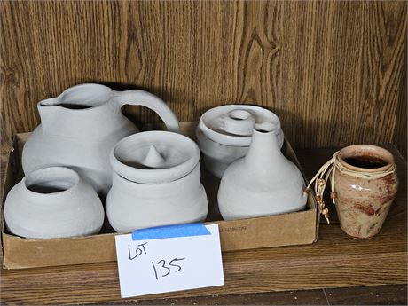 Handmade Clay Pottery Pieces