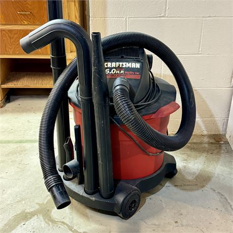 Craftsman 6.0 Shop-Vac w/ Attachments