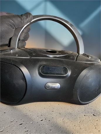 iLive Bluetooth Boombox (Model IBC233B) Portable CD & FM Radio Boom Box