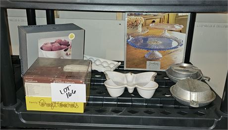 Oneida Bowl, Craft Cards Set, Gorham Cake Plate, Molds & More