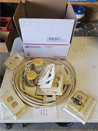 Mixed Box Of Electrical Supplies