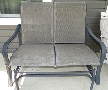 Outdoor Loveseat Glider