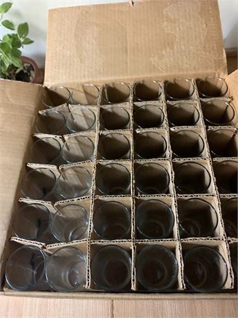6 Dozen Anchor Hocking Heat Treated 5 Ounce Beer Drinking Glasses/Tumblers