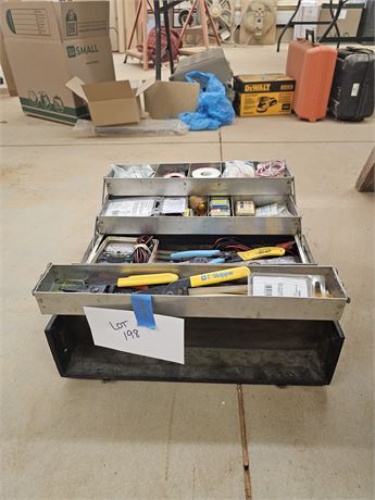 Sylvania Electric Tube Work-Toolbox with Electrical Supplies