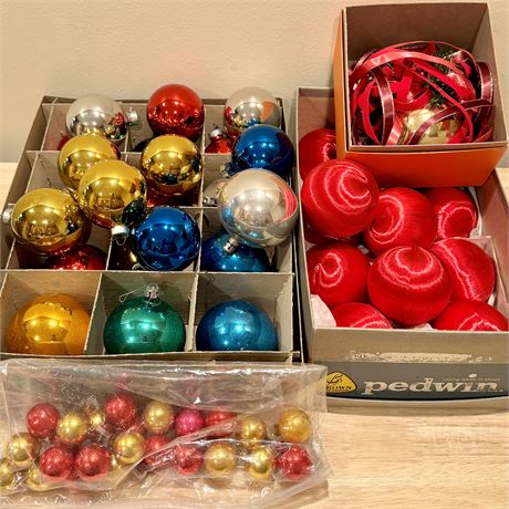 Poland and USA Glass Christmas Ornaments & More!