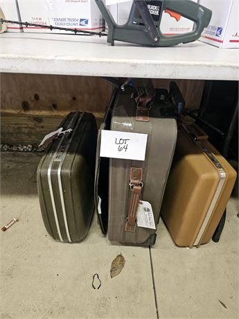 Mixed Luggage Lot- American Airlines, Imperial & More