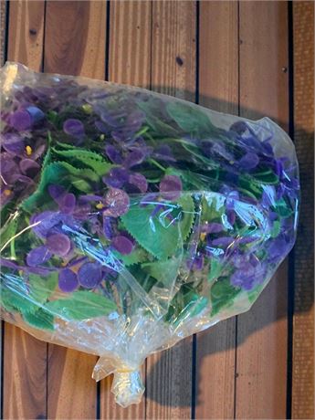 Artificial Purple Violet Flowers Case of 18 Dozen