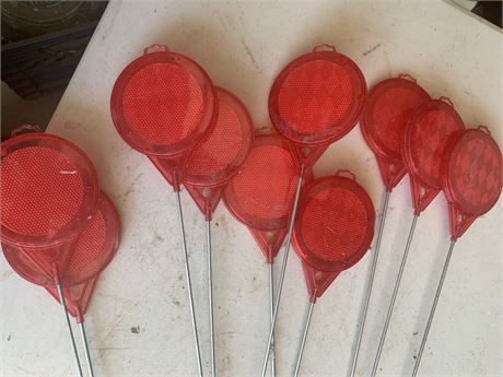 Red Reflective Driveway/Path Markers - Set of 10
