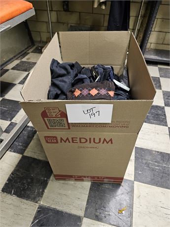 Large Box of Mixed Men's Dress Socks / Ties & More