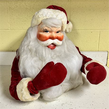 Vintage Santa Claus Bust - 16"T x 18"L