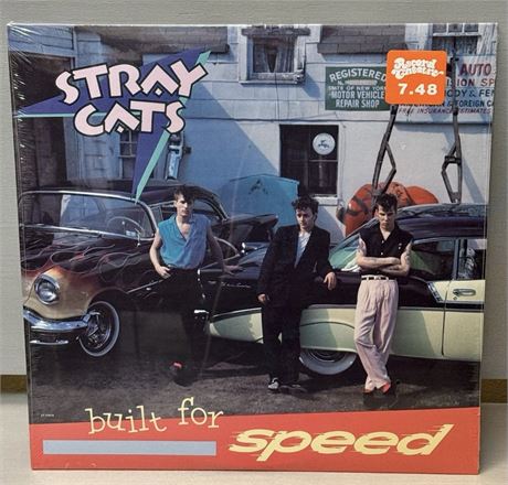 SEALED - 1982 - Stray Cats Vinyl Record LP - Built For Speed- ST 17070