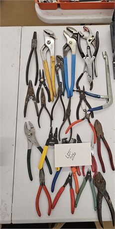 Mixed Pliers / Channel Locks / Needle Nose & More