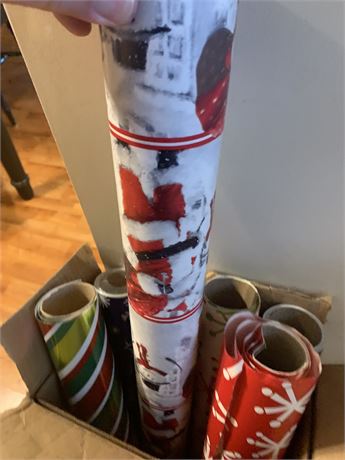 Christmas Wrapping Paper Lot