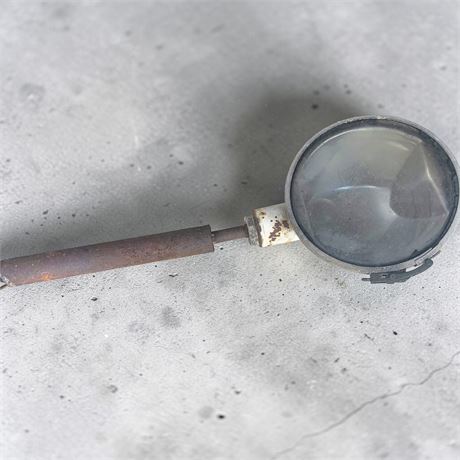Vintage Side-View/Automotive Inspection Mirror/Magnifying Glass