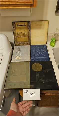 1950's Mixed Year Books