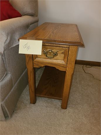 A.A. Laun Wood End Table