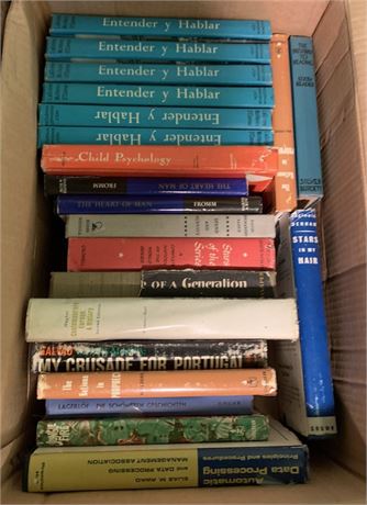 Vintage Book Lot - Stars In My Hair, The Heart of Man & More