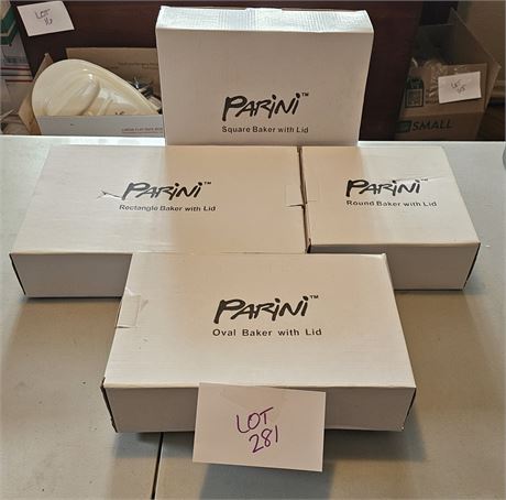 Parini NIB Baking Dishes