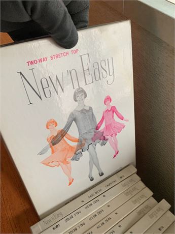 Vintage New'n Easy Stretch Top Hosiery & Support Hose Irregulars Hosiery