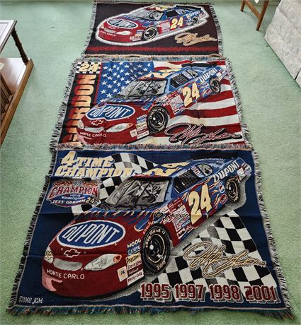 3 Jeff Gordon Blankets