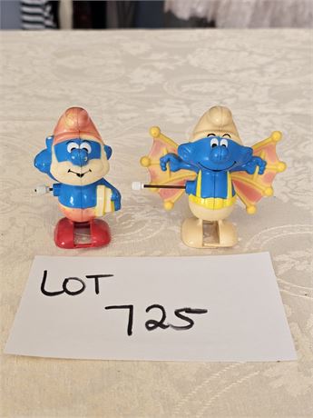 Gallob Peyo 1982 Smurf Wind-Up Walker