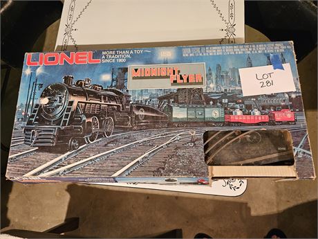 Lionel Midnight Flyer Electric Train Set in Box O27 Gauge