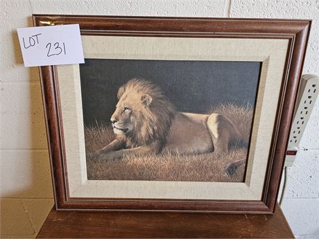 Lion Signed Art Print