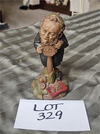 Tom Clark Creations 1981 "Scholar" Gnome Figurine – Artist Signed in Ink