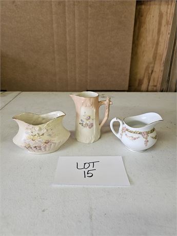 Vintage Mixed Creamers