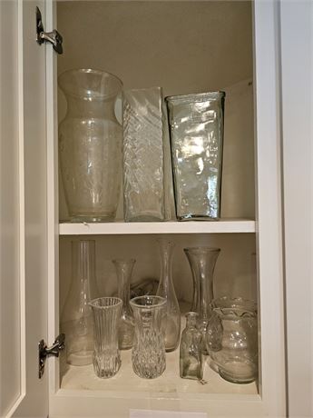 Mixed Floral Vase Lot