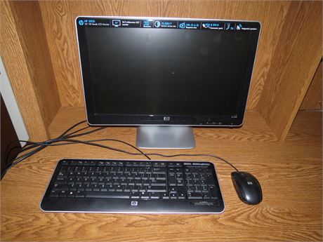 HP Monitor, Keyboard, Mouse
