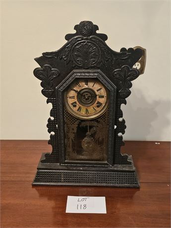Antique Ingraham Kitchen Mantle Clock