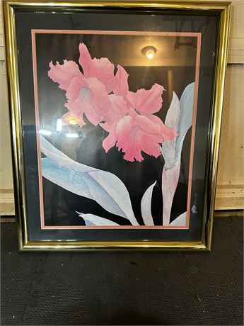 Floral Art Framed